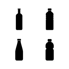 Bottle icon vector. bottle sign and symbol