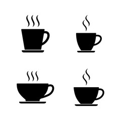 coffee cup icon vector. cup a coffee sign and symbol