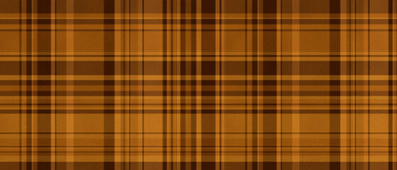 Classic brown plaid pattern in modern style and high quality knitted fabric