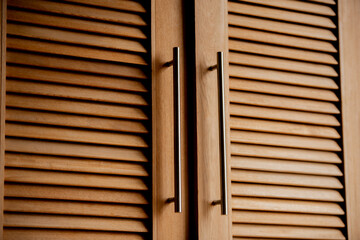 close up of a wooden door