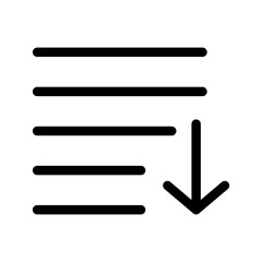 Align Icon Vector Symbol Design Illustration