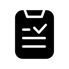 Checklist Icon Vector Symbol Design Illustration