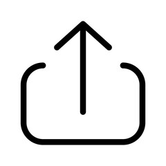 Upload Icon Vector Symbol Design Illustration