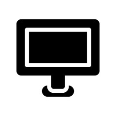 Monitor Icon Vector Symbol Design Illustration