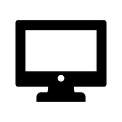 Monitor Icon Vector Symbol Design Illustration