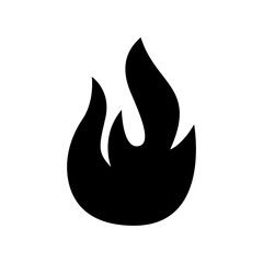 Fire Icon Vector Symbol Design Illustration
