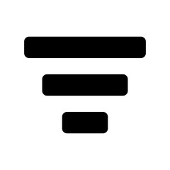 Filter Icon Vector Symbol Design Illustration