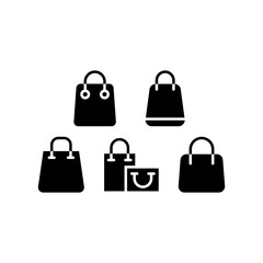 Bag Icon Set Vector Symbol Design Illustration