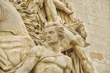 Naklejka premium Arc de triomphe etoile in Paris