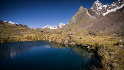 Fototapeta premium Fotografías de la ruta al nevado de Ausangate en Cusco Perú.