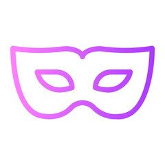 eye mask gradient icon