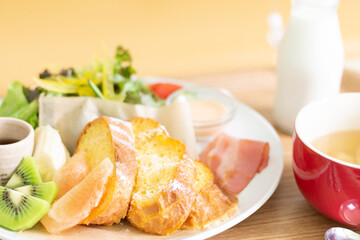 健康的な朝食