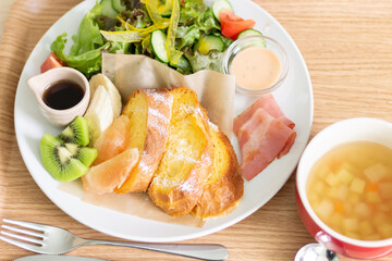 健康的な朝食