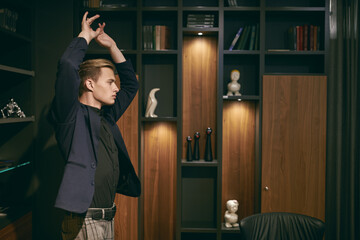 happy successful businessman