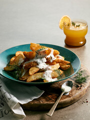 웨지감자 이미지