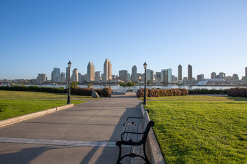 San Diego Skyline from Centennial Park