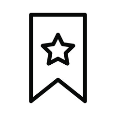 Bookmark icon template