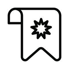 Bookmark icon template