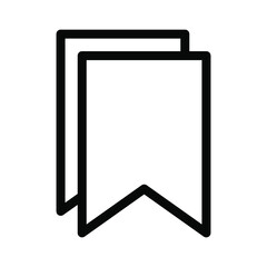 Bookmark icon template