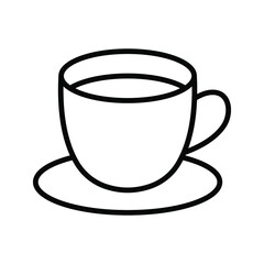 Coffee cup icon. coffee sign. vector illustration