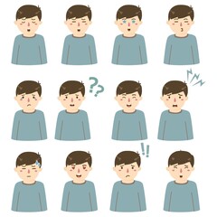 People showing emotions