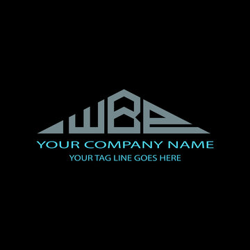 WBP letter logo creative design with vector graphic