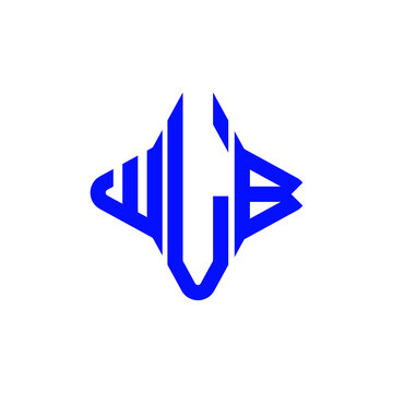 WLB letter logo creative design with vector graphic