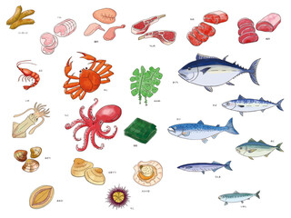 食材～肉と魚介～