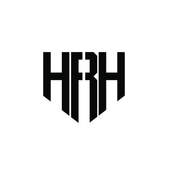 RRH/HRH/HRR/RHR letter logo Design vector