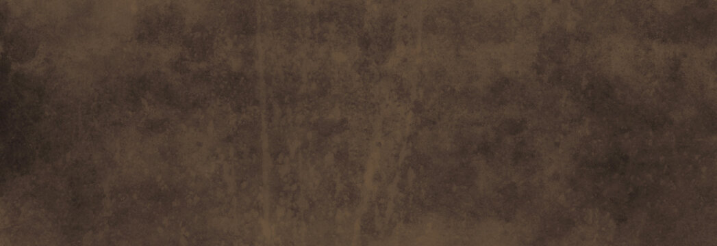 Brown background. Dark coffee color. Old vintage grunge texture. Scratched lines and rusted metal design.