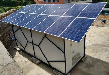 Solar Battery energy storage  © Desi