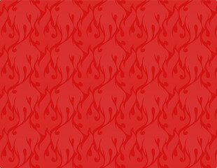 Red flames