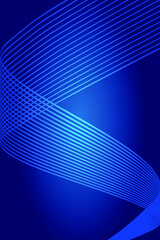 Blue S shape curved beautiful smooth texture lines texture background