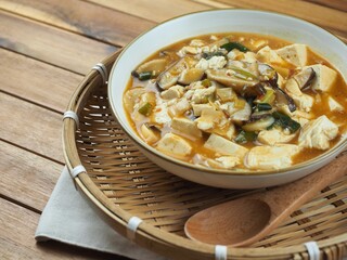 아시아 음식, 두부 채소볶음, 마파두부