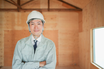 建築現場の作業員