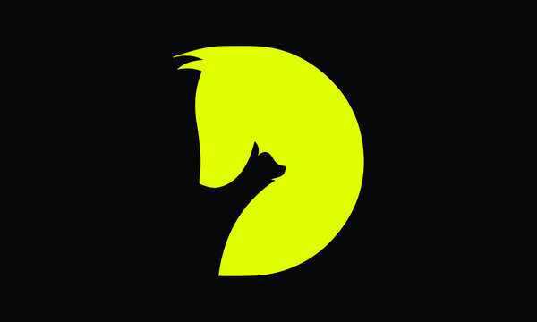 D Pet care logo design concept