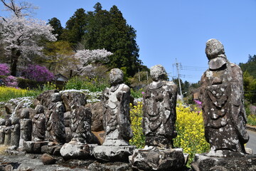 乙津花の里～龍珠院 石仏