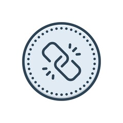 Color illustration icon for constraints