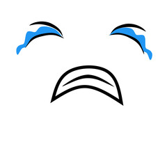 Expressive eyes and mouth, Cartoon face, Cartoon expressive, Expressive eyes and mouth, Vector format,