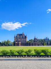 Obraz premium Medieval castle near the city of Togliatti, Samara region, Russia.