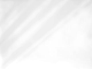 Abstract shadow lines from blinds on white wall background