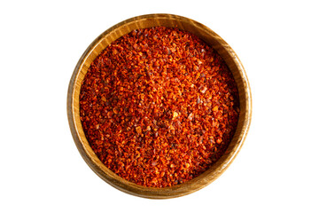 Obraz na płótnie Canvas powdered red hot pepper in the bowl