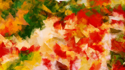 Colorful Texture Painting on Canvas with Strokes. Modern Cover Design Texture.