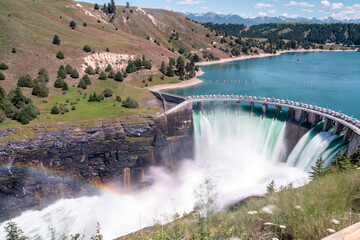 Kerr Dam during the Summer of 2022