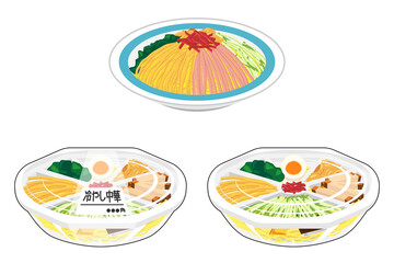 冷やし中華のセット