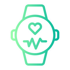 smartwatch gradient icon
