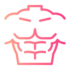 body part gradient icon