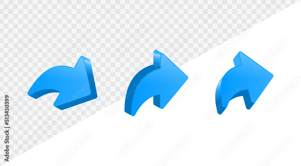 Poster share arrow icon sign, reply send forward icons, social media notification icons, post reactions for