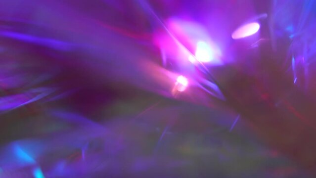 Neon lights. Retro purple blue pink teal colors lens reflections