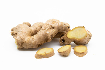 Ginger isolated on white background